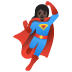 woman superhero, dark skin tone